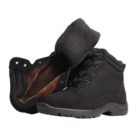 鸣固 冬季新式轻便防寒鞋 配发黑色羊毛棉保暖靴加厚大棉鞋 轻便加绒款41