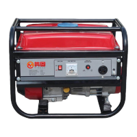 鸣固 1000W小型汽油发电机220v单相低噪发电机 1000W手启动+烧汽油