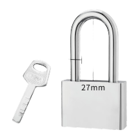 鸣固 仿不锈钢挂锁 长(通开60MM)配1钥匙