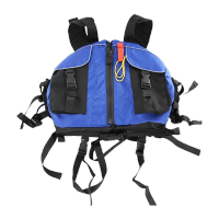 鸣固 船用甲壳虫背心式救生衣 蓝色