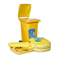 鸣固 化学品泄露移动式泄漏应急处理套装120LH 防化类