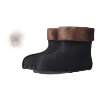 鸣固 雨鞋内胆棉套 15cm普通防寒加厚保暖袜套 小码(适合43-45码)MG-ZB-9456