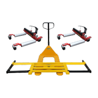 鸣固 液压汽车移车器机械拖车架小区物业挪车器移位器清障神器工具 4吨标准1.6米+液压三代*2台