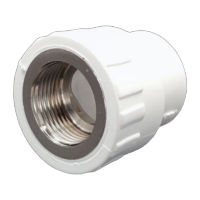 鸣固 PPR4分带丝承插式嵌件直接 不锈钢内丝外丝螺纹接头 PPR管件接头 内螺纹直接25*1/2