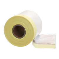 鸣固 美纹纸 遮蔽膜喷漆保护膜装修喷漆遮蔽胶带 55CM*25 M 1卷装