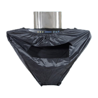 鸣固 ZJ6925油烟机清洗罩 防水套布接水罩 中式欧式侧吸式通用免拆耐腐蚀清洁罩 重油污泡沫清洗配件