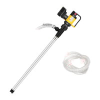 鸣固  手提式电动抽油泵大流量充电式插桶泵高粘度锂电抽液泵加油机 1000W无刷锂电池款配铝管