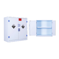 鸣固  pp实验药品设备 化学品储存柜 试剂柜耐酸碱柜双门实验室安全柜 双门 114升1090*460*1120mm