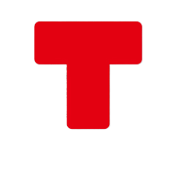 鸣固 6S四角定位贴 桌面5S管理定位贴纸 10*3cm红色T型(10个)