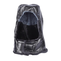 鸣固 安全帽棉套 冬季加厚长毛绒防寒棉安全帽棉套保暖 全皮棉套 MG-TB-0568