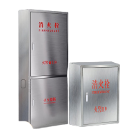 鸣固 201不锈钢材质消火栓箱650x450x220mm 0.8厚