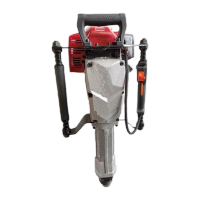 鸣固 便携式植桩机防汛应急河道加固用手持式打桩机二冲程防汛打桩机