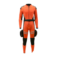 鸣固 连体湿式救援服套装XXL码 连体式救生衣抗洪消防救灾抢险救援队装备
