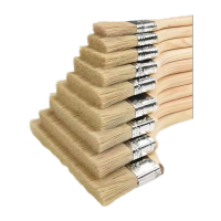 鸣固油漆刷子烧烤刷软毛不易掉毛清洁 4寸