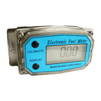 鸣固 电子涡轮流量计AC-TM1 柴油煤油汽油电子流量计1寸