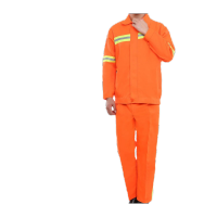 鸣固 环卫工作服 长袖反光条中交建中铁集团工地建筑劳保服套装 3XL码 ZG2302