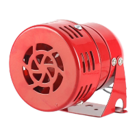 鸣固 马达报警器电动风螺报警器高音金属壳消防报警器MS290-220V