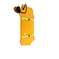 鸣固 快速充气式水陆两用救生担架游泳池脚踏泵充气漂浮便携式救援担架 脚踏式充气担架