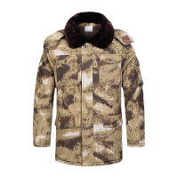 鸣固 劳保棉大衣 加厚保暖防风抗寒冷库棉袄 中长款-废墟 175 MG-ST-2946KW463770