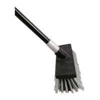鸣固 硬毛地刷 黑色 26*127cm KW2343