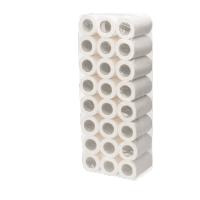 鸣固 ZJ7620卫生纸卷纸 商用酒店客房3层加厚50克小卷纸商场纸巾卫生纸卷筒纸厕所卫生纸 96卷