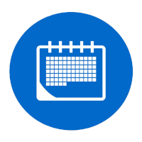 鸣固 桌面物品定位标志 物品定位贴 6S管理标志标签5S定位贴5cm 办公规范标识标签 台历 1个MGF1081