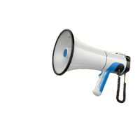 鸣固 手持喊话器大功率扩音器广告宣传插卡录音地摊叫卖器导游大喇叭扬声器便携式户外大音量100W KW607202
