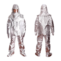 鸣固 消防隔热服 防烫服防火服1000度耐高温服炼隔热服防高温衣服 大号优质款