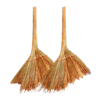 鸣固ZJ6767 高粱小扫把[升级款高粱小扫把10把装]植物手工编织扫帚 物业学校工厂单位扫帚