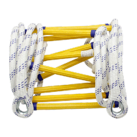 鸣固 逃生梯折叠梯 消防绳梯高空梯子 软梯绳梯 (软梯40米)