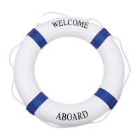 鸣固 成人救生圈船用救生浮圈实心游泳泡沫圈 救生圈-成人地中海泡沫款