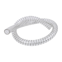 鸣固 PU透明钢丝软管304钢丝增强软管 输油泵液压管耐高温塑料管 内径25*5mm 每米