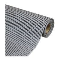 鸣固 疏水垫镂空方砖防滑加厚pvc耐磨卫生间浴室户外防水脚垫 疏水垫 银灰色 90cm*150cm 厚5mm