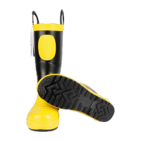 鸣固 14款消防靴消防员装备消防救援灭火器材防火隔热防护服套装配件鞋子 消防靴41码