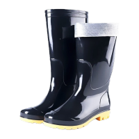 鸣固 高筒雨靴 户外劳保男女水鞋胶鞋防滑耐磨雨鞋钓鱼靴洗车鞋子工地水靴42码