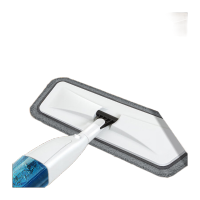 鸣固 拖把 喷水喷雾地拖 清洁平拖干湿两用拖布平板拖把 大号 3块布+清洁刮刀 40*12*126cm