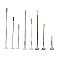 鸣固 合金头锋利不锈钢加厚伸缩清洁刀 重型铝合金铲刀 黑管清洁铲 10*94cm