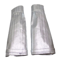 鸣固 芳纶镀铝护袖 铝箔护袖 防火套袖隔热套袖阻燃套袖 38cm