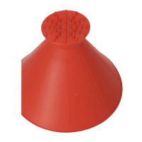 鸣固 冬季窗户除雪铲多功能用扫雪玻璃除霜刮雪除冰刷子清雪工具 红色