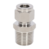 鸣固 304穿板卡套直通G1/2内螺纹转12mm卡套KW0885