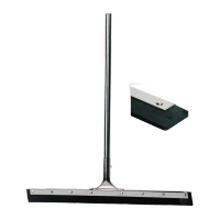 鸣固 刮水板地刮擦窗器 泡沫45cm杆长125cm 学校工厂卫生间篮球场地板瓷砖玻璃地面 1个装 CS784303