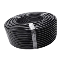 鸣固 塑料PE波纹管电线软管穿线管塑料套管聚乙烯保护管可开口 PE-AD13(内径10mm)25米(默认发货闭口)