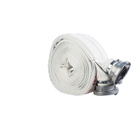 鸣固 消防水带10-65-20型加厚耐磨 消防器材一套认证消防水带[水带+接口+铁丝] KS875826