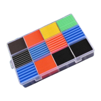 鸣固 热缩管 绝缘收缩套管彩色套装数据线修复电工电线保护套 2倍280根彩色[盒装] MGL0243 CS619693