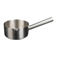 鸣固 不锈钢多用水勺 涨柄厨勺水瓢 公用水舀打水勺 厨房勺汤勺 直径15.8cm(带勺嘴)ZB2433