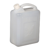 鸣固 油桶水桶 塑料化工桶加厚密封桶方形桶 储油桶扁桶带盖酒壶 2.5L加厚 KS184028