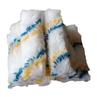 鸣固 滚筒刷[替换芯] 棉线滚动刷 多种规格拇指滚筒刷 棉线黄蓝小拇指替换芯 10个 KS119385