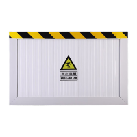 鸣固 铝合金挡鼠板防水板ZA1602配电室幼儿园挡鼠板车库门挡 175*50cm KS021687