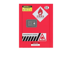鸣固 工业防爆柜 化学品安全柜 危化品储存柜 红色22加仑590*460*1650