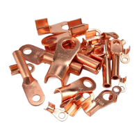 鸣固 纯紫铜开口鼻OT型线鼻子 接线裸端子开口鼻冷压端子铜鼻子100个 OT-40A 厚 KS466117